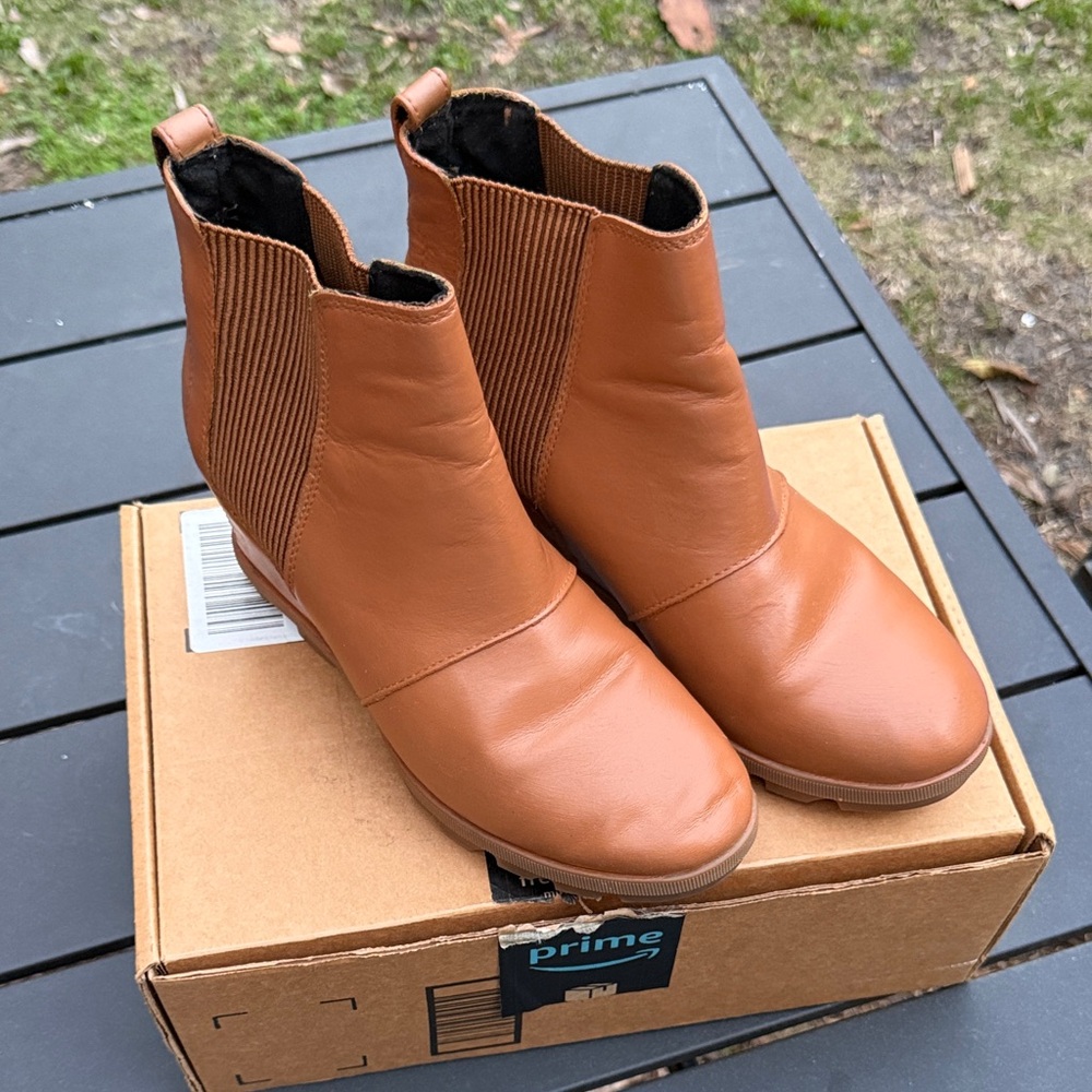 Sorel Brown Ankle Booties